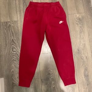 Men’s Nike Red Track Pants Size M